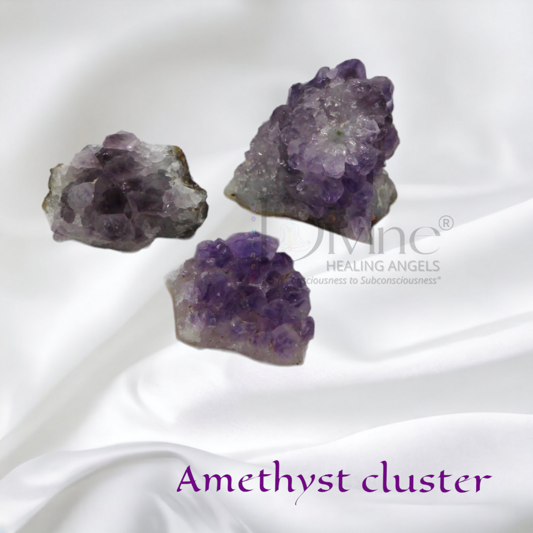 AMETHYST CLUSTER (Set of 3)