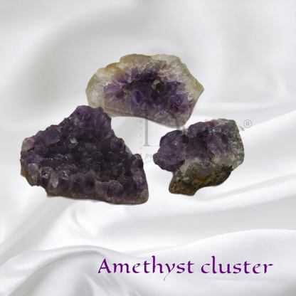 AMETHYST CLUSTER (Set of 3)