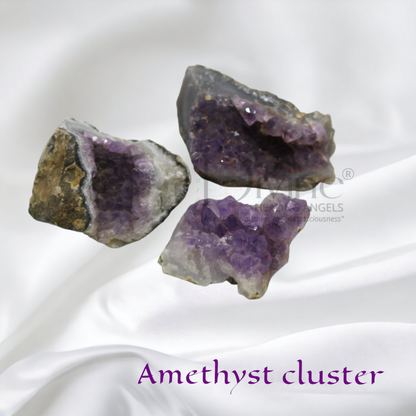 AMETHYST CLUSTER (Set of 3)