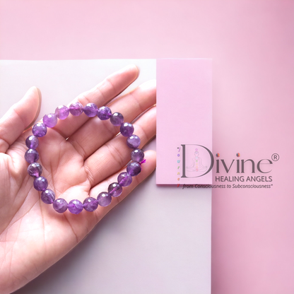 AMETHYST BRACELET-DIAMOND CUT