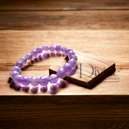 AMETHYST BRACELET-DIAMOND CUT