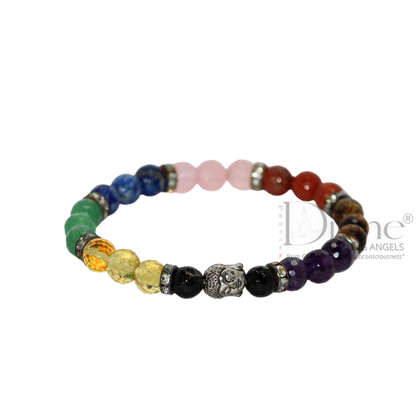 MULT COLOUR BRACELET-DIAMOND CUT