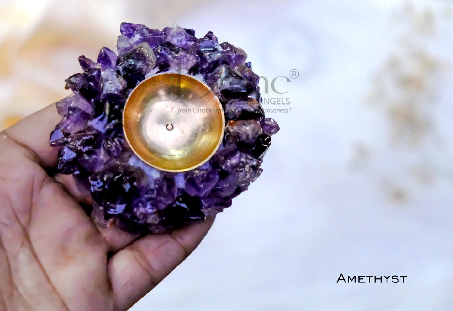 AMETHYST CLUSTER DIYA