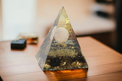 Black Tourmaline Orgonite Pyramid