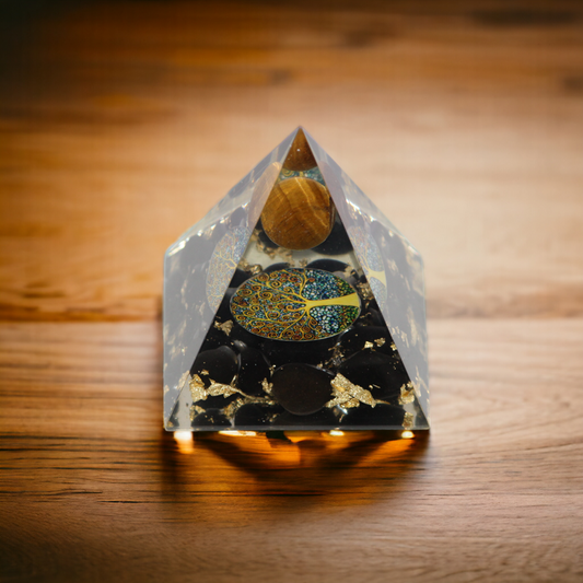 Black Tourmaline Orgonite Pyramid