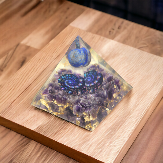 AMETHYST ORGONITE PYRAMID