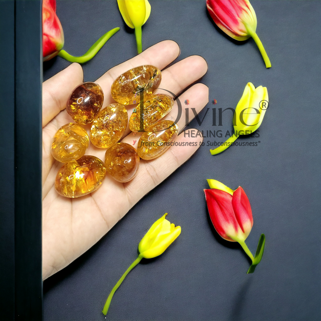 CITRINE TUMBLE STONE