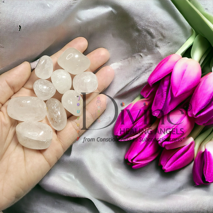 CLEAR QUARTZ TUMBLE STONE