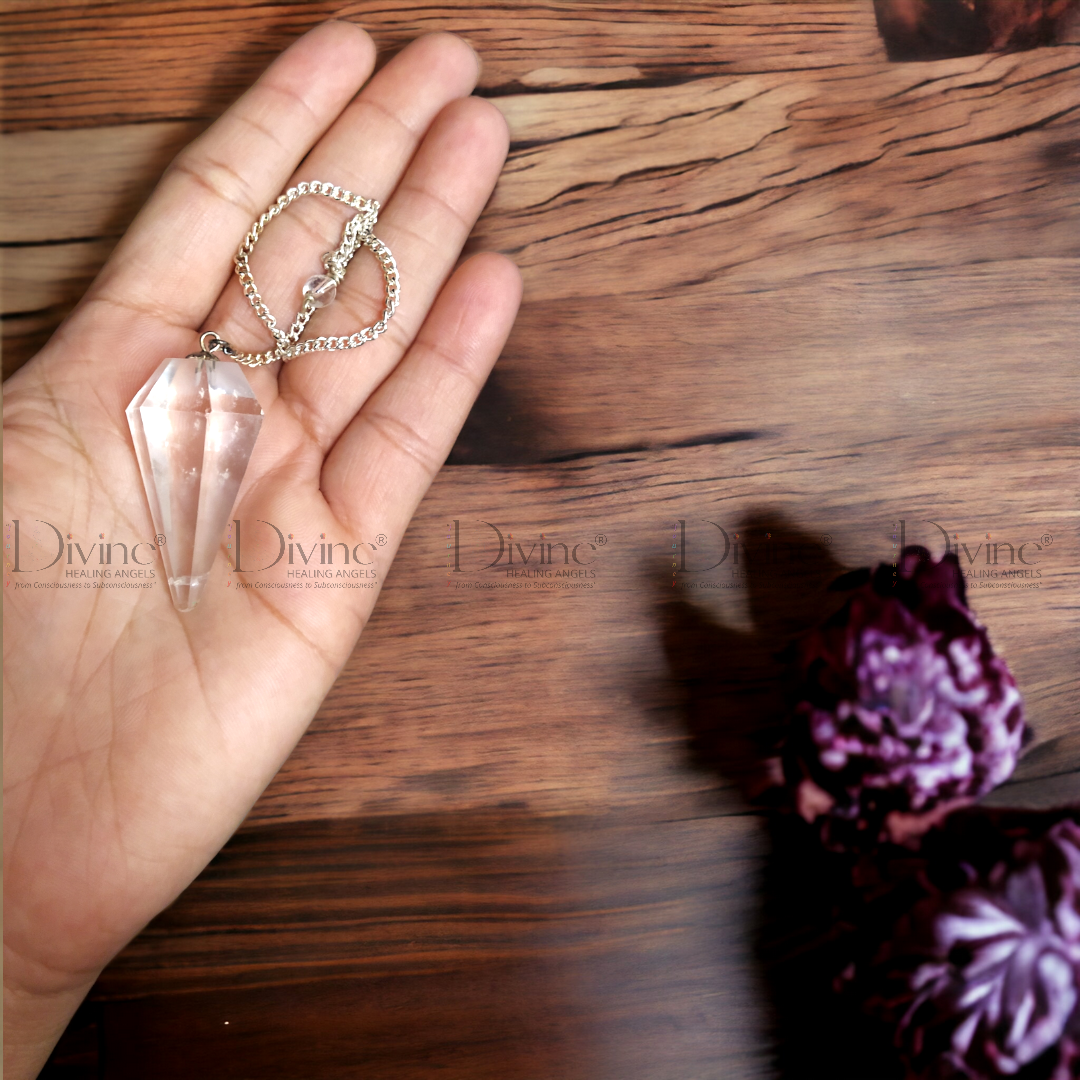 CLEAR QUARTZ PENDULUM