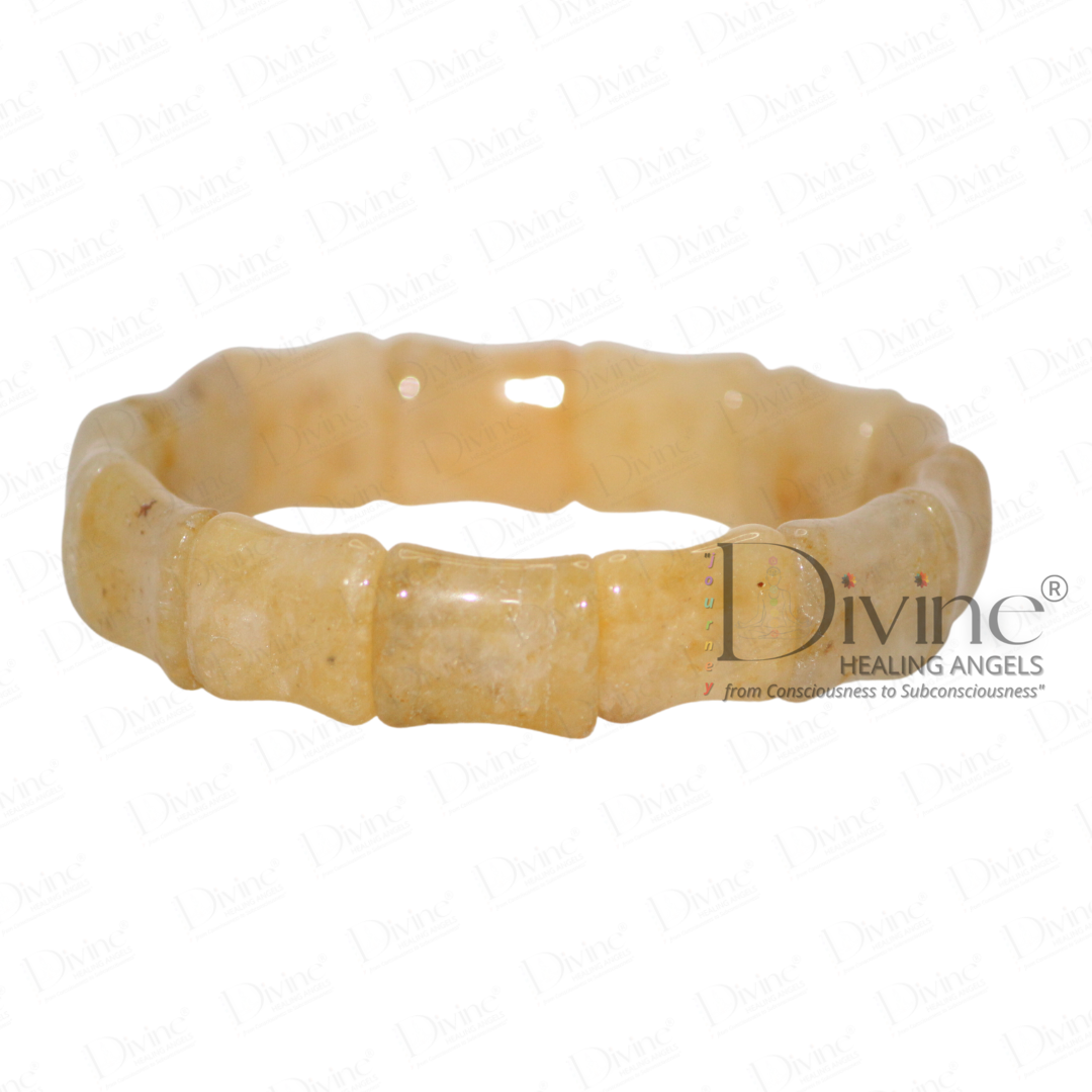 YELLOW AGATE BRACELET-SHAPED