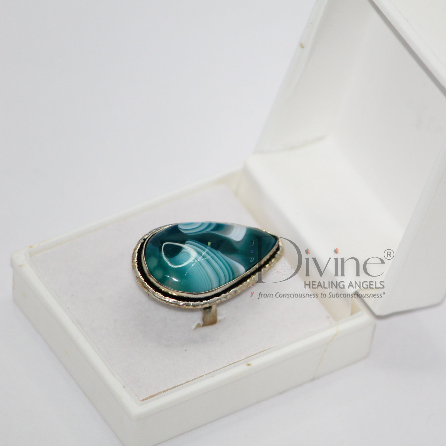 GREEN AGATE RING