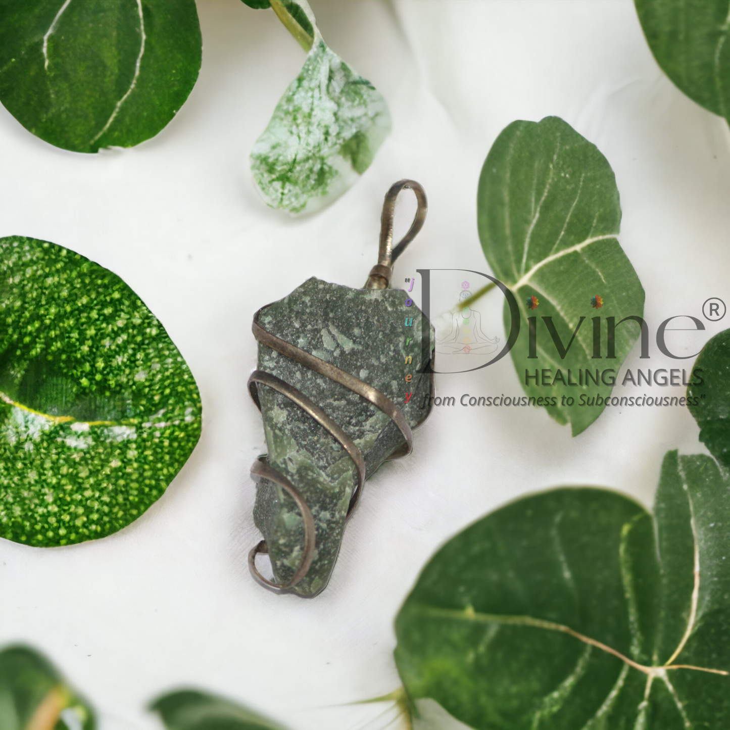 GREEN AVENTURINE RAW PENDANT