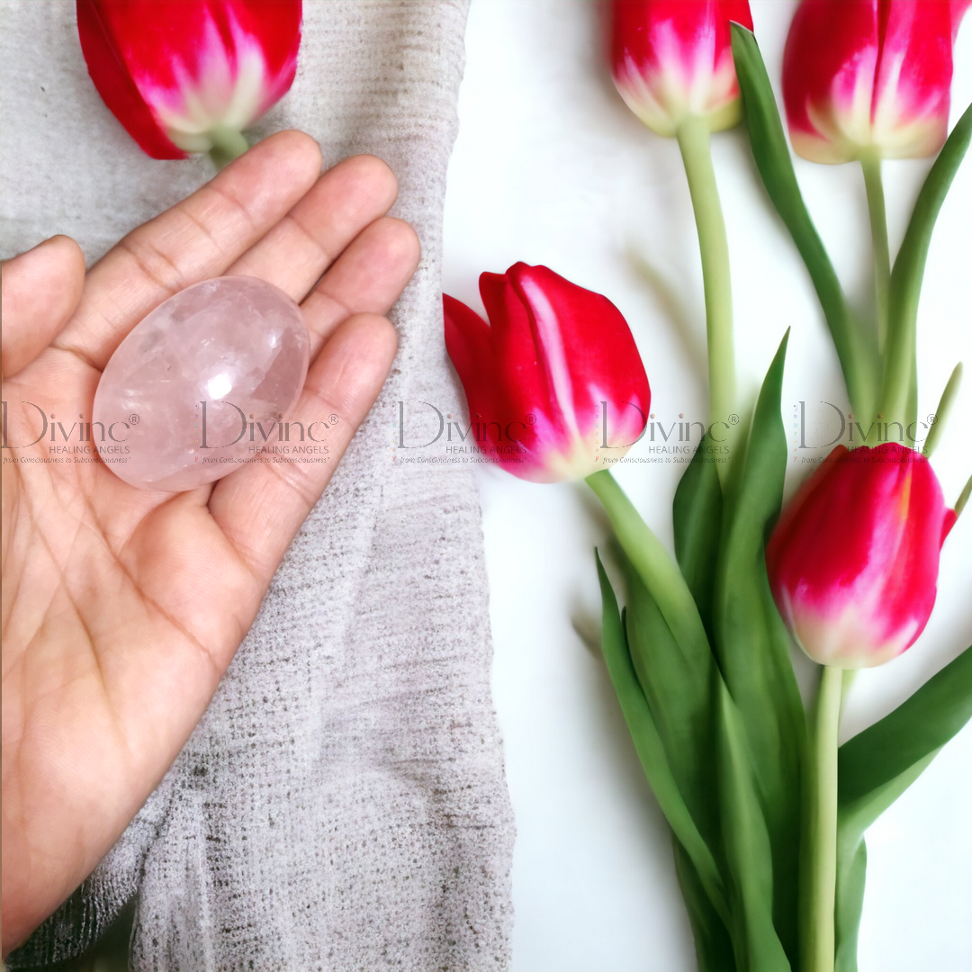 ROSE QUARTZ EGG BALL