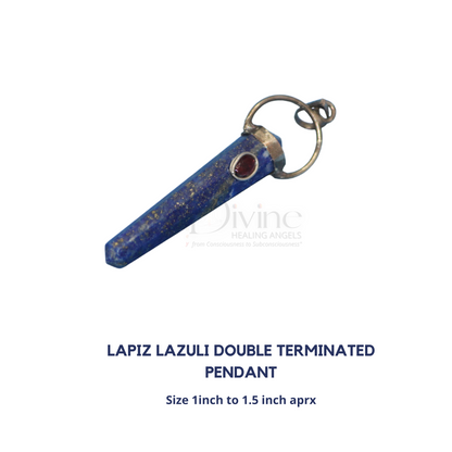 LAPIS LAZULI PENDANT-DOUBLE TERMINATED