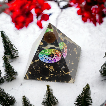 Black Tourmaline Orgonite Pyramid