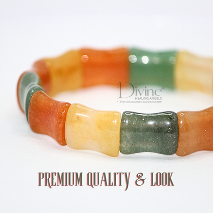 MULTI AGATE BRACELET-SHAPED