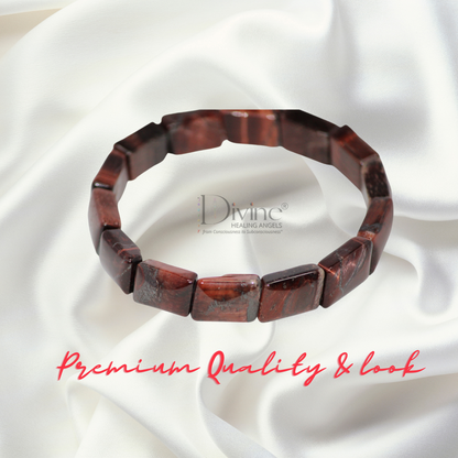 RED TIGER EYE BRACELET-SHAPED