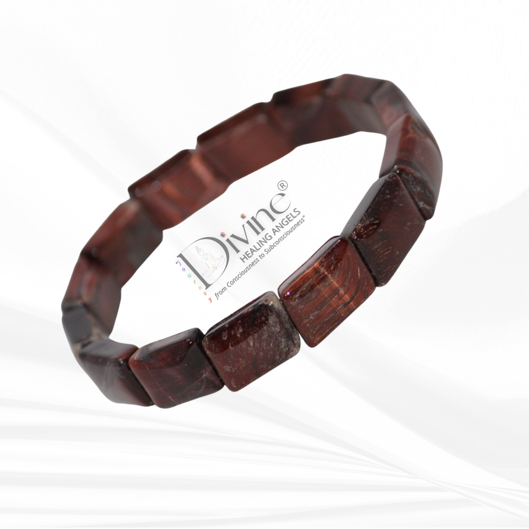 RED TIGER EYE BRACELET-SHAPED