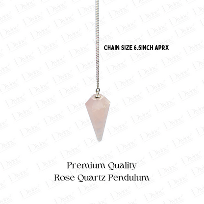 ROSE QUARTZ PENDULUM