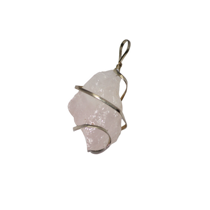 ROSE QUARTZ RAW PENDANT