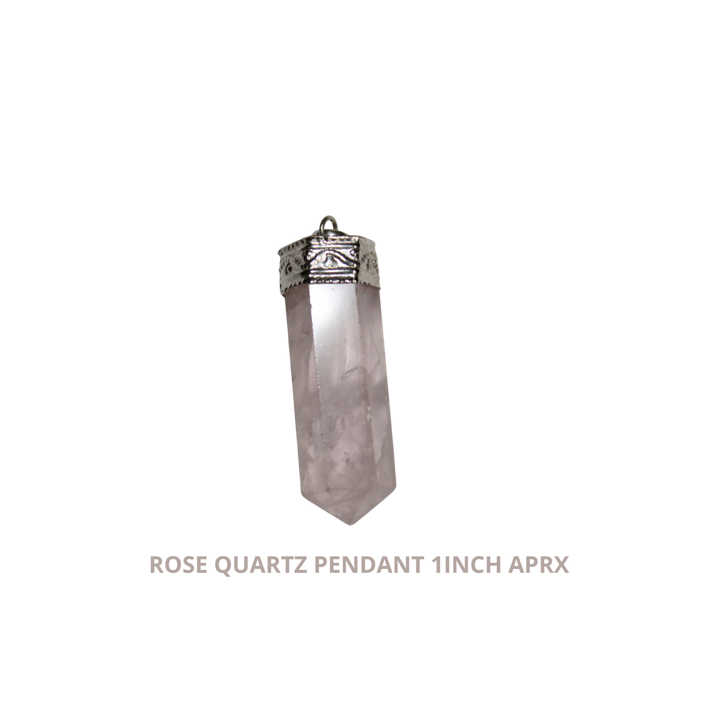 ROSE QUARTZ PENCIL PENDANT