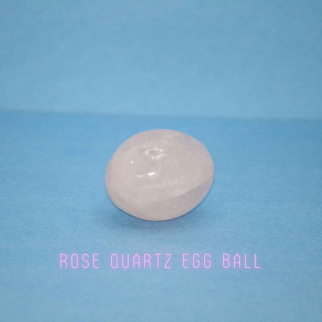 ROSE QUARTZ EGG BALL