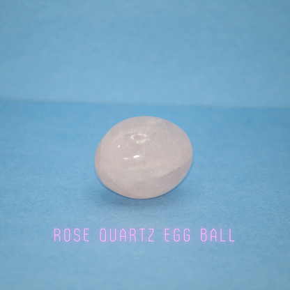 ROSE QUARTZ EGG BALL