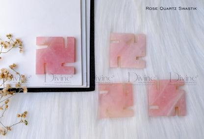 SWASTIK ROSE QUARTZ