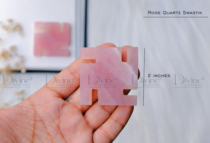 SWASTIK ROSE QUARTZ