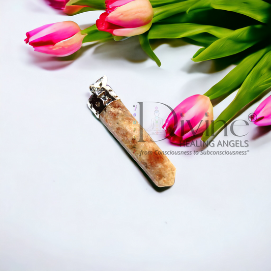 SUNSTONE PENCIL PENDANT