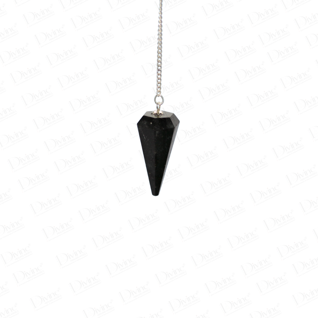 BLACK TOURMALINE PENDULUM