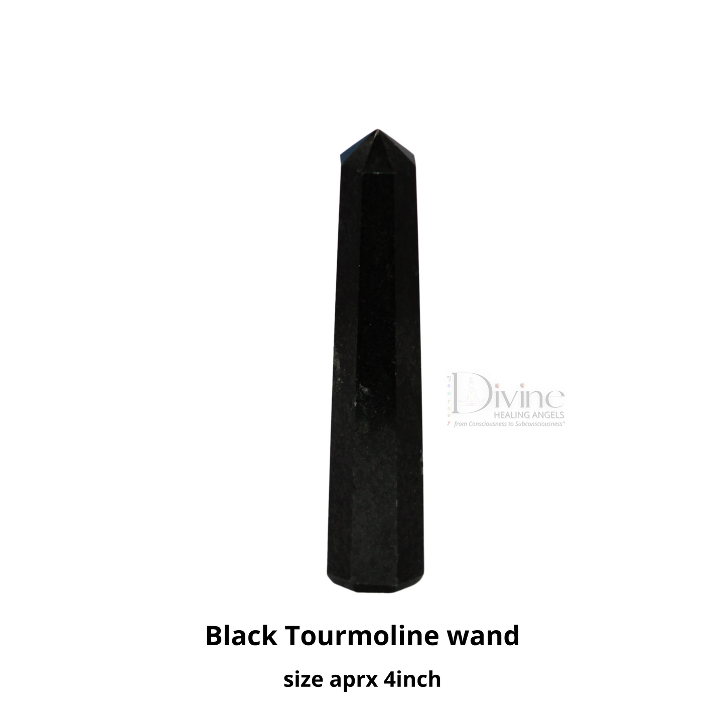 BLACK TOURMALINE HEALING WAND