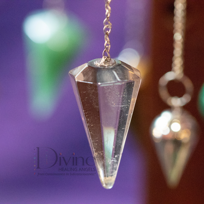 CLEAR QUARTZ PENDULUM