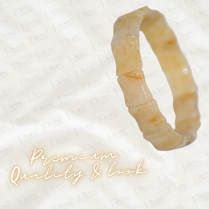 YELLOW AGATE BRACELET-SHAPED