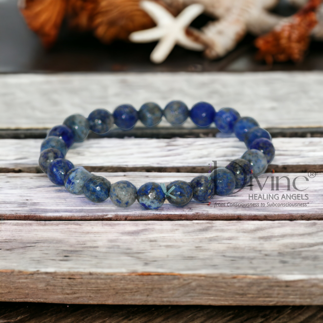 LAPIS LAZULI BRACELET-DIAMOND CUT