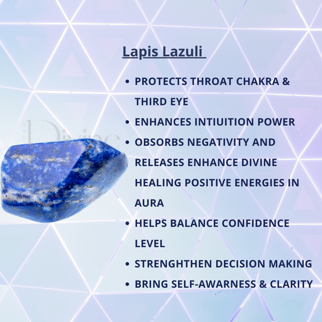 LAPIS LAZULI RAW PENDANT