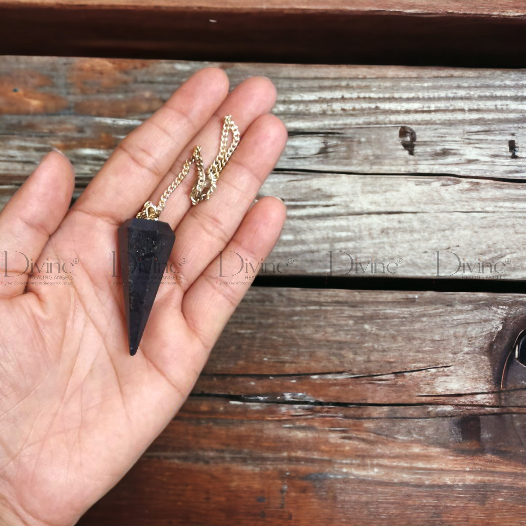 BLACK TOURMALINE PENDULUM