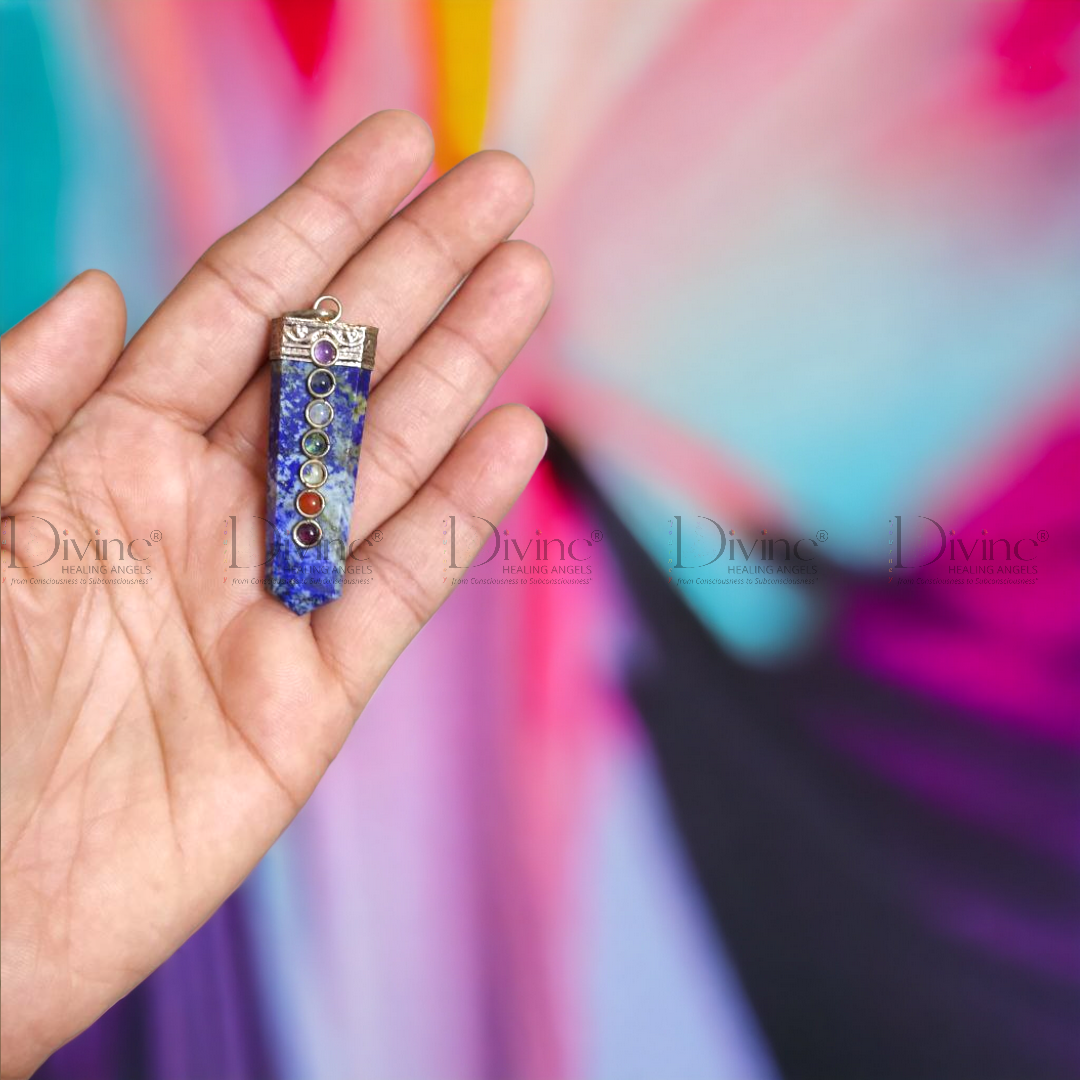 LAPIS LAZULI CHAKRA BEAD PENDANT