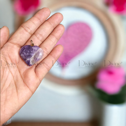 AMETHYST HEART PENDANT