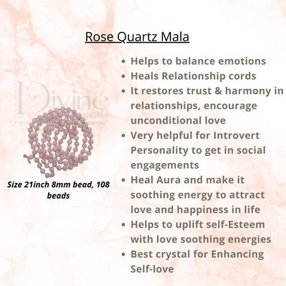 ROSE QUARTZ MALA