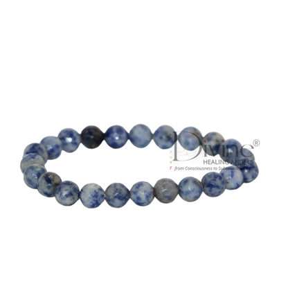 SODALITE BRACELET-DIAMOND CUT