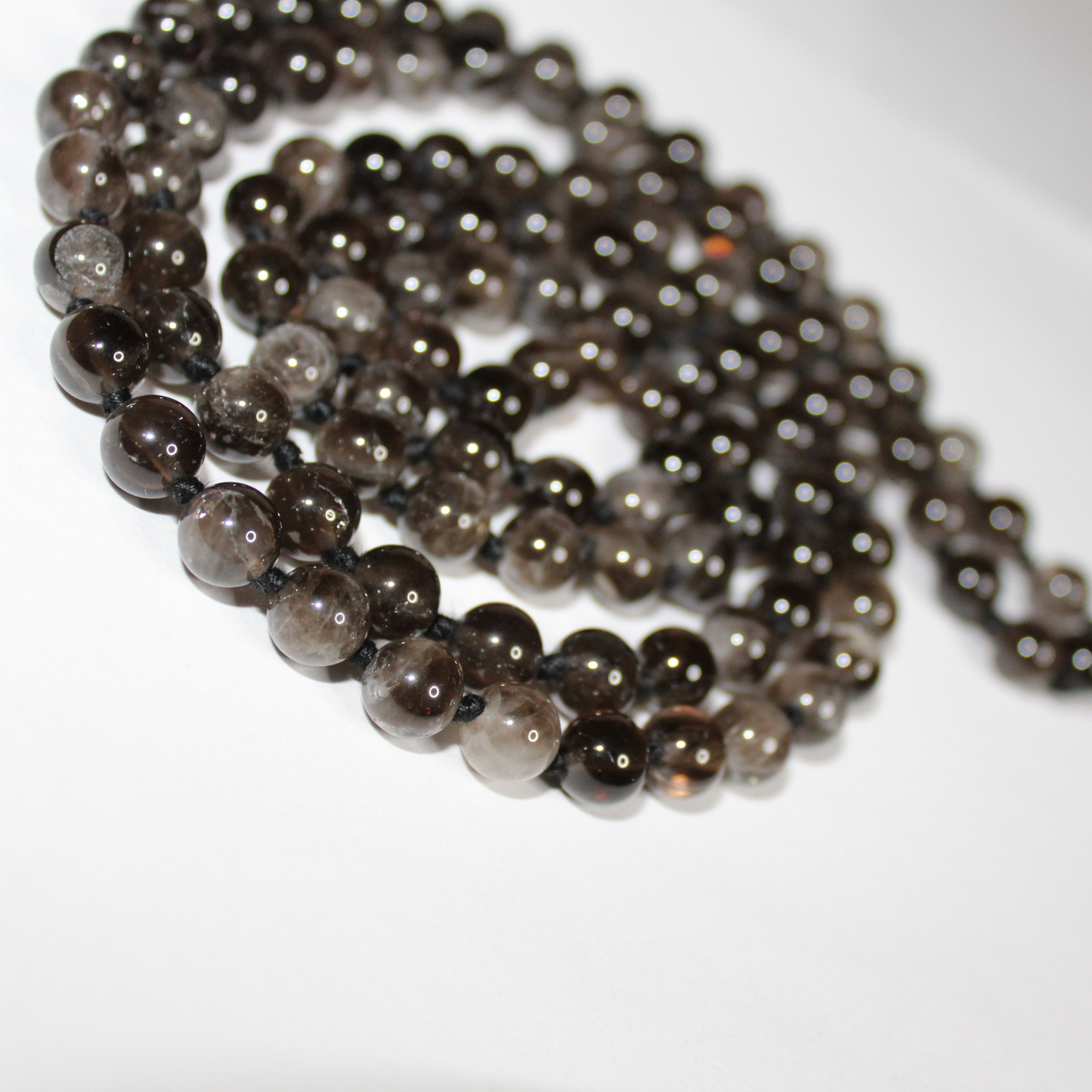 SMOKY QUARTZ MALA